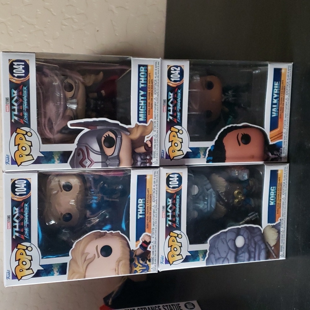 Marvel Thor Love & Thunder Funko Pops